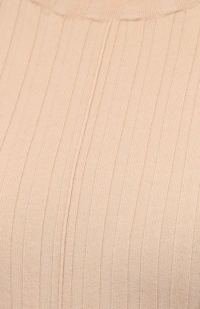 Хлопковый пуловер HELMUT LANG бежевого цвета по цене 46350 руб., арт. K04HW712, фото 5 Хлопковый пуловер HELMUT LANG, арт. K04HW712, фото 5