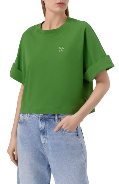 Хлопковая футболка CLOSED, арт. C95446-44H-EM, фото 3