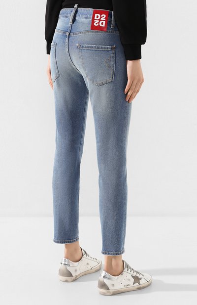 Джинсы DSQUARED2 синего цвета по цене 54600 руб., арт. S75LB0324/S30662, фото 4 Джинсы DSQUARED2, арт. S75LB0324/S30662, фото 4