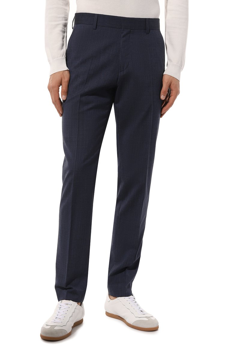 Брюки из шерсти и хлопка BOSS, арт. 50489354, фото 3