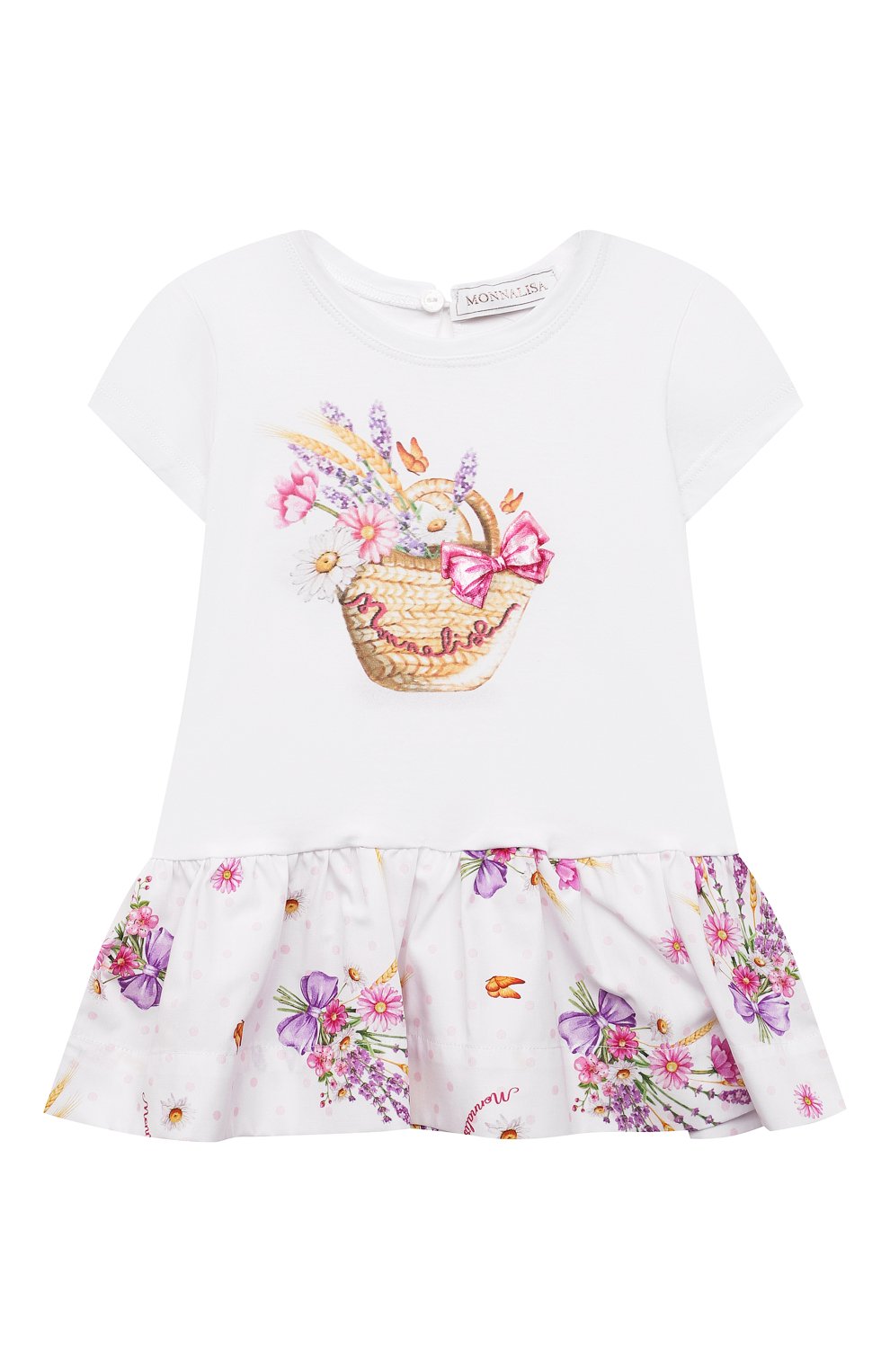 Хлопковое платье MONNALISA, арт. 317914PJ, фото 1
