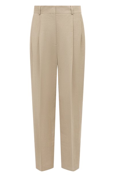 Женские брюки изо льна и хлопка TOTEME, арт. 243-WRB847-FB0196