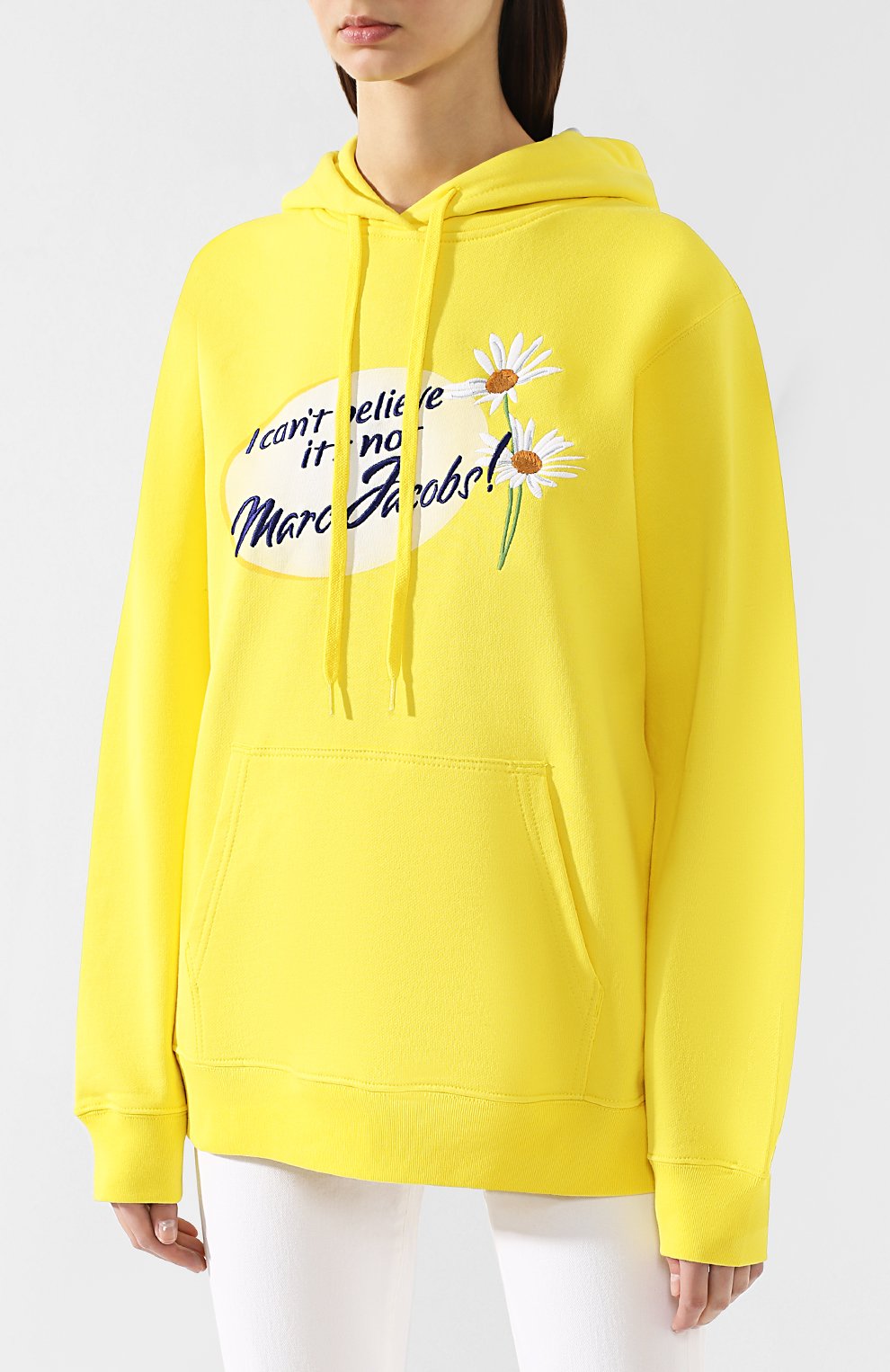 Хлопковое худи с принтом MARC JACOBS (THE) желтого цвета по цене 16850 руб., арт. M4007837, фото 3 Хлопковое худи с принтом MARC JACOBS (THE), арт. M4007837, фото 3