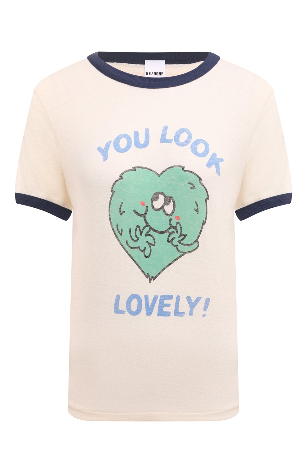 Хлопковая футболка RE/DONE, арт. 024-02WRGT016, фото 1