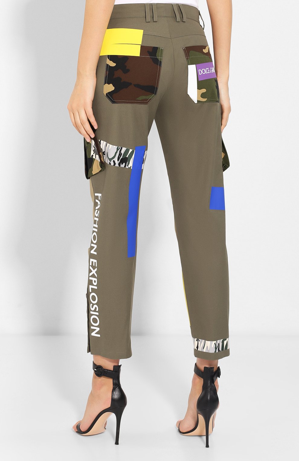 Хлопковые брюки DOLCE & GABBANA, арт. FTBCZT/FU6VJ, фото 4
