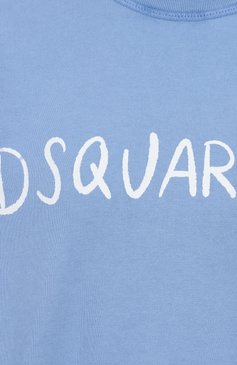 Женский хлопковый свитшот DSQUARED2 голубого цвета, арт. S72GU0495/S25539 | Фото 6 (Материал внешний: Хлопок; Рукава: Длинные; Длина (для топов): Стандартные; Женское Кросс-КТ: Свитшот-одежда; Стили: Кэжуэл)