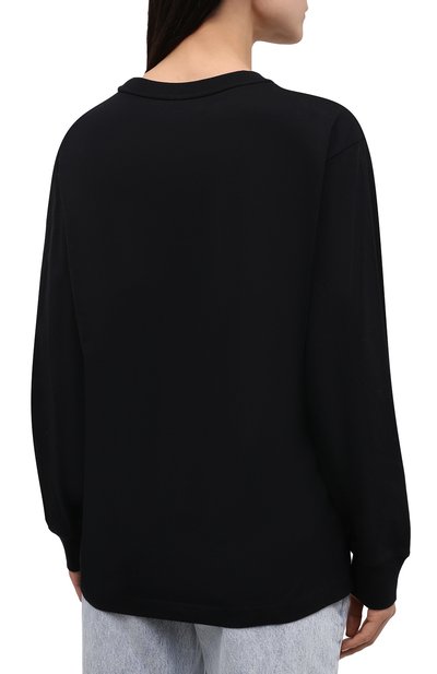 Хлопковый лонгслив ALEXANDERWANG.T, арт. 4CC3211280, фото 4