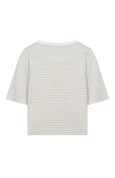 Футболка из вискозы ELEVENTY молочного цвета по цене 13350 руб., арт. EY8A01/J0552_001, фото 2 Футболка из вискозы ELEVENTY, арт. EY8A01/J0552_001, фото 2