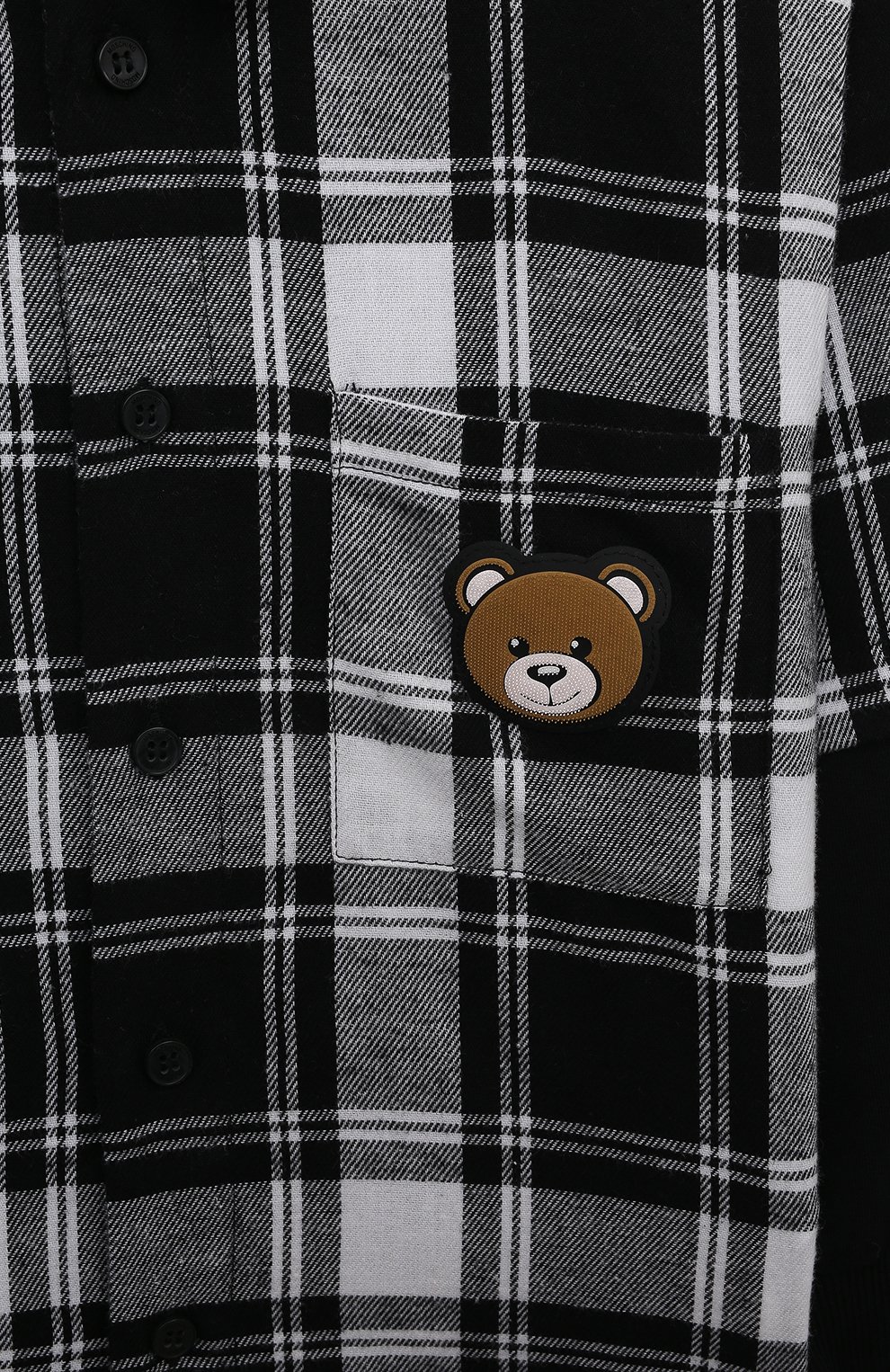 Хлопковая рубашка MOSCHINO, арт. HUC00Z/N0Z77/4A-8A, фото 3