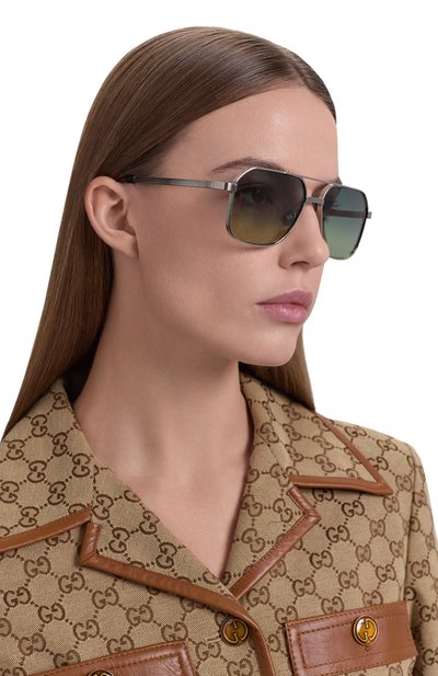 Солнцезащитные очки MOSCOT, арт. MINGLE SUN SILVER/F0REST W00D, фото 3