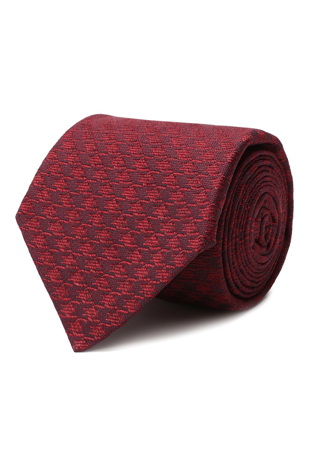 Шелковый галстук KITON красного цвета по цене 25100 руб., арт. UCRVKLC09F59, фото 1 Шелковый галстук KITON, арт. UCRVKLC09F59, фото 1