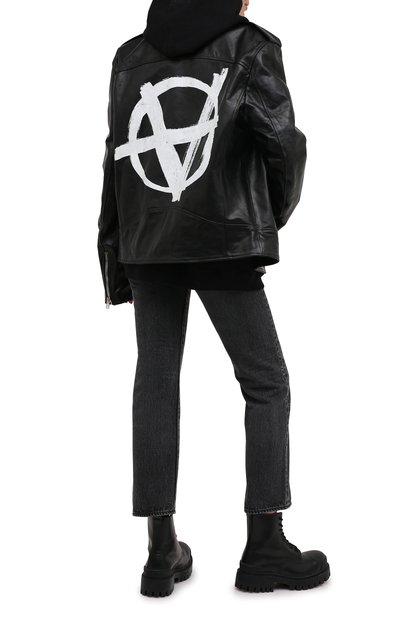 Кожаная куртка VETEMENTS, арт. UE51JA800WL 2470/W, фото 2