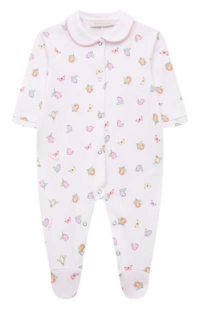 Хлопковый комбинезон MONNALISA, арт. 35A200, фото 1