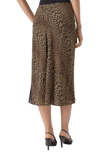 Юбка из вискозы ZADIG AND VOLTAIRE леопардового цвета по цене 36200 руб., арт. WWSK01622, фото 4 Юбка из вискозы ZADIG AND VOLTAIRE, арт. WWSK01622, фото 4