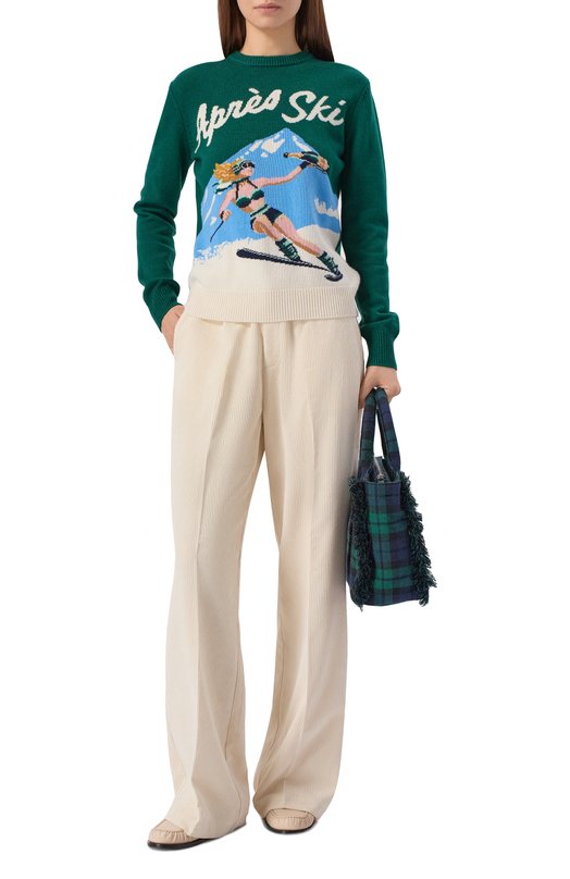 Вельветовые брюки MC2 Saint Barth REBE002-01715I/REBELLA C0RDUR0Y Кремовый  REBE002-01715I/REBELLA C0RDUR0Y Фото 2