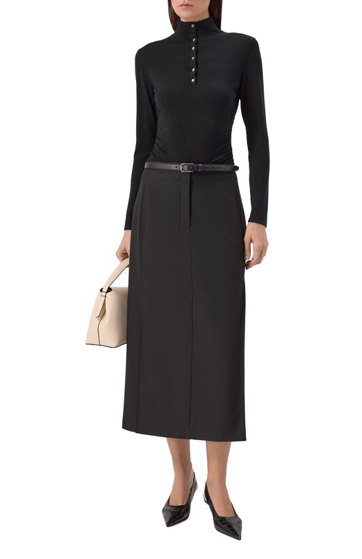 Шерстяная водолазка Theory P0811708 Чёрный  P0811708 Фото 2