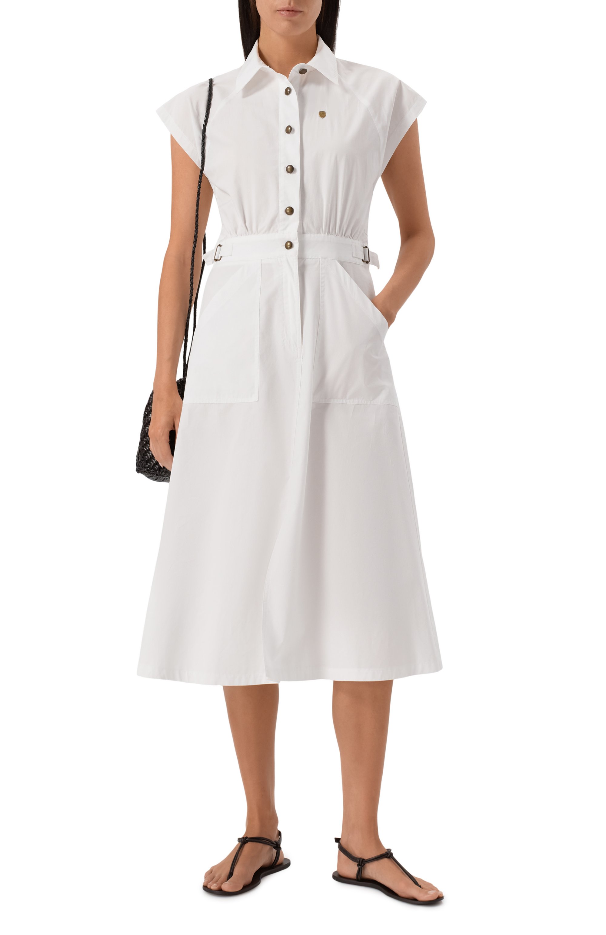 Хлопковое платье AERONAUTICA MILITARE, арт. 251VE101DCT3519, фото 2