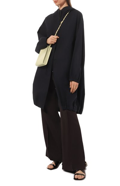 Брюки из вискозы JIL SANDER коричневого цвета по цене 99350 руб., арт. J02KA0122/J65090, фото 2 Брюки из вискозы JIL SANDER, арт. J02KA0122/J65090, фото 2