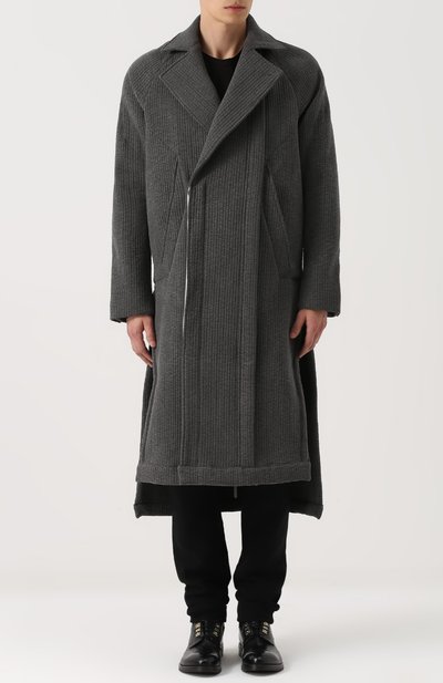 Хлопковое пальто асимметричного кроя с отложным воротником MANUEL MARTE, арт. C7102-2, фото 3