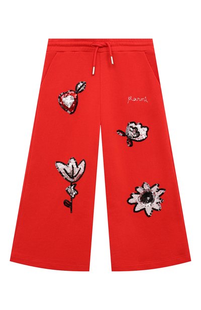 Хлопковые брюки MARNI, арт. M01274/M00SH