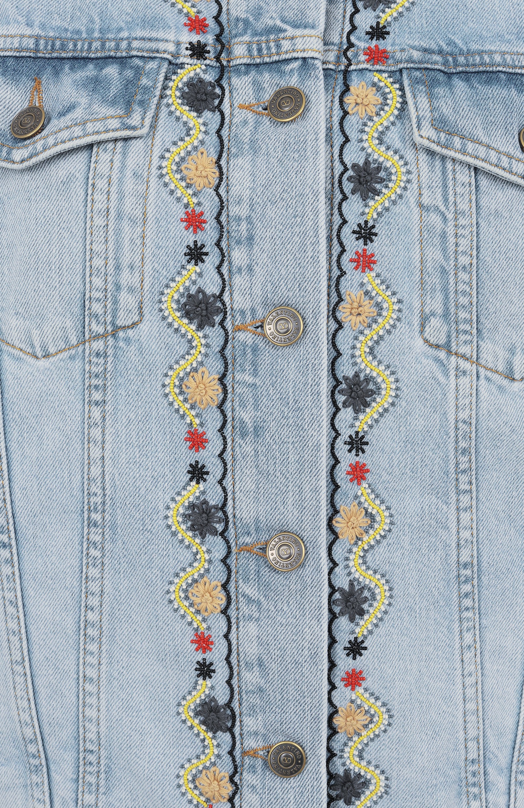 Джинсовая куртка VALENTINO, арт. 6B3DC05K97T, фото 6