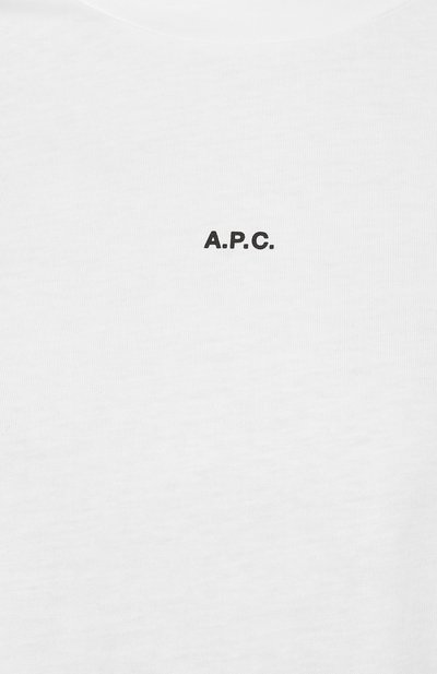 Хлопковая футболка A.P.C., арт. C0EI0-F26937, фото 5