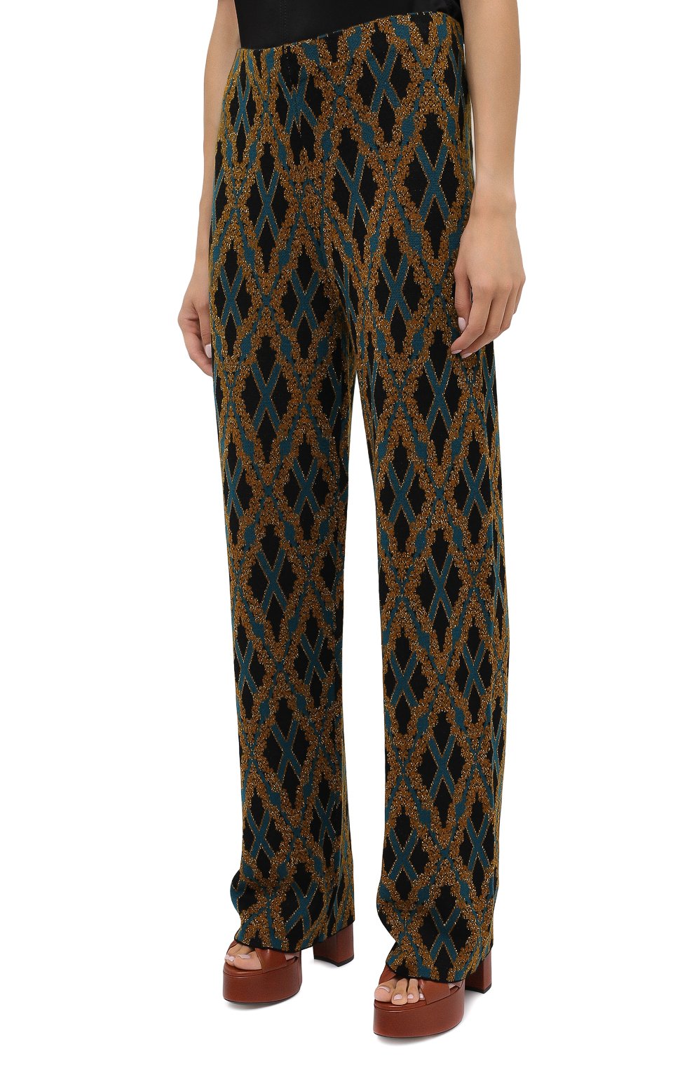 Брюки DRIES VAN NOTEN черного цвета по цене 57000 руб., арт. 202-11212-1715, фото 4 Брюки DRIES VAN NOTEN, арт. 202-11212-1715, фото 4