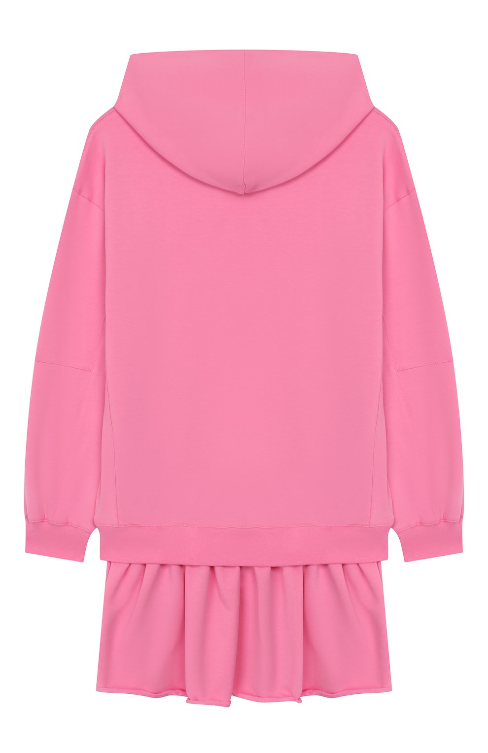 Хлопковое платье с капюшоном PHILOSOPHY DI LORENZO SERAFINI KIDS, арт. PJAB30/FE147/UH001/S-M, фото 2