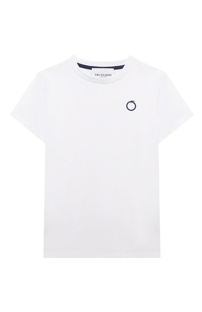 Хлопковая футболка TRUSSARDI JUNIOR, арт. TBP23008TS, фото 1