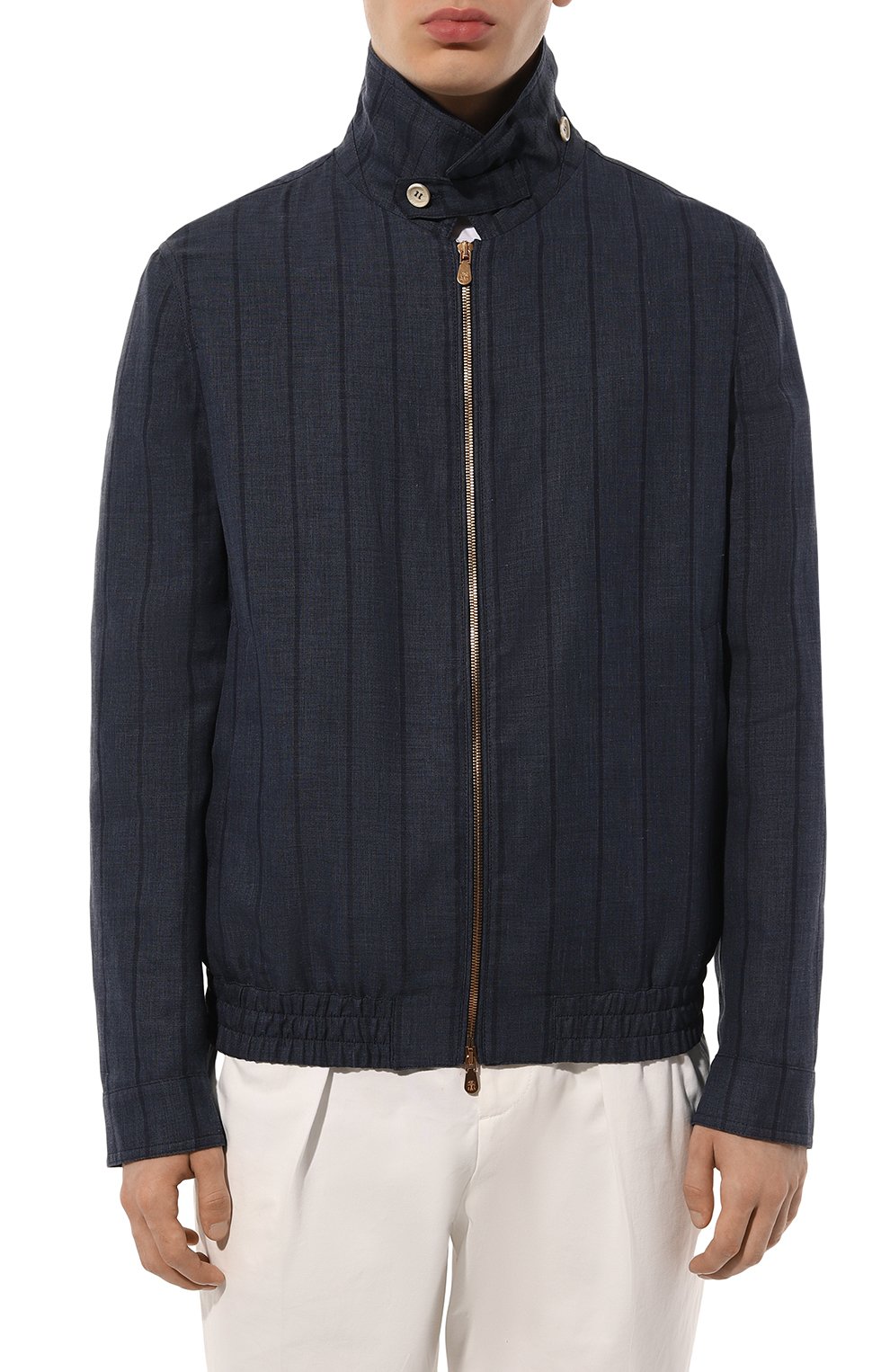 Бомбер из шерсти и льна BRUNELLO CUCINELLI, арт. MW4756205P, фото 7