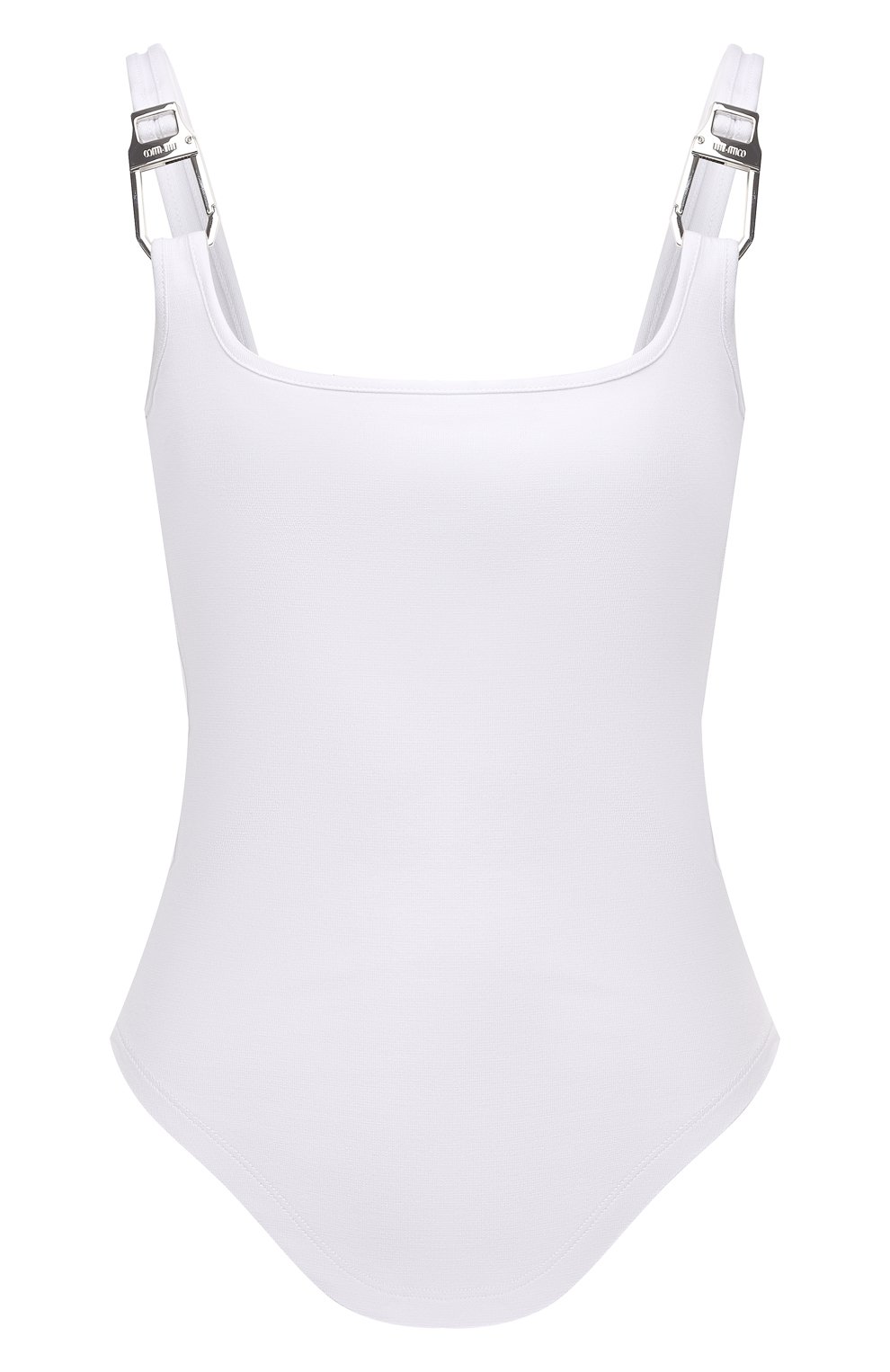 Хлопковый топ THE ATTICO белого цвета по цене 42950 руб., арт. 213WCT56/C040, фото 1 Хлопковый топ THE ATTICO, арт. 213WCT56/C040, фото 1