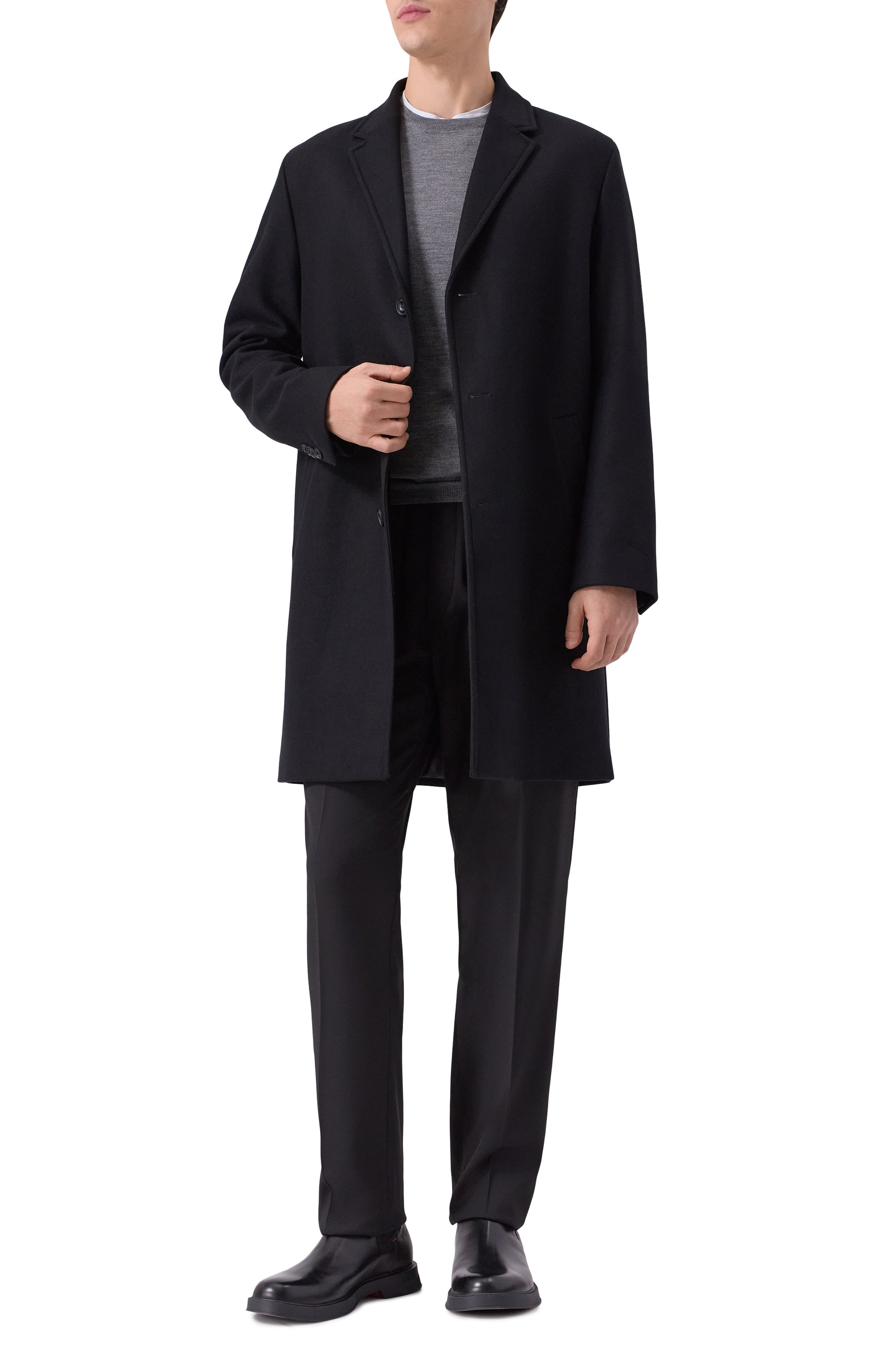 Шерстяное пальто HUGO, арт. 50546529, фото 2