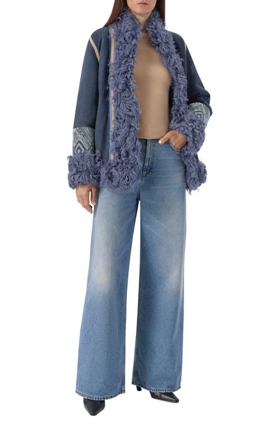 Дубленка из овчины MANZONI24, арт. 25A705-STCG0B, фото 2