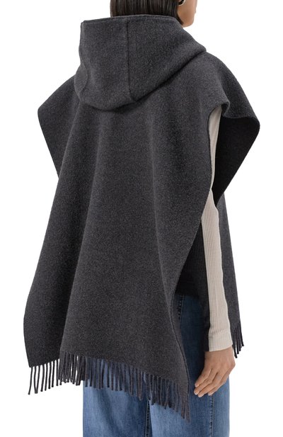 Пончо из шерсти и кашемира BRUNELLO CUCINELLI, арт. MSCDAGP44, фото 4