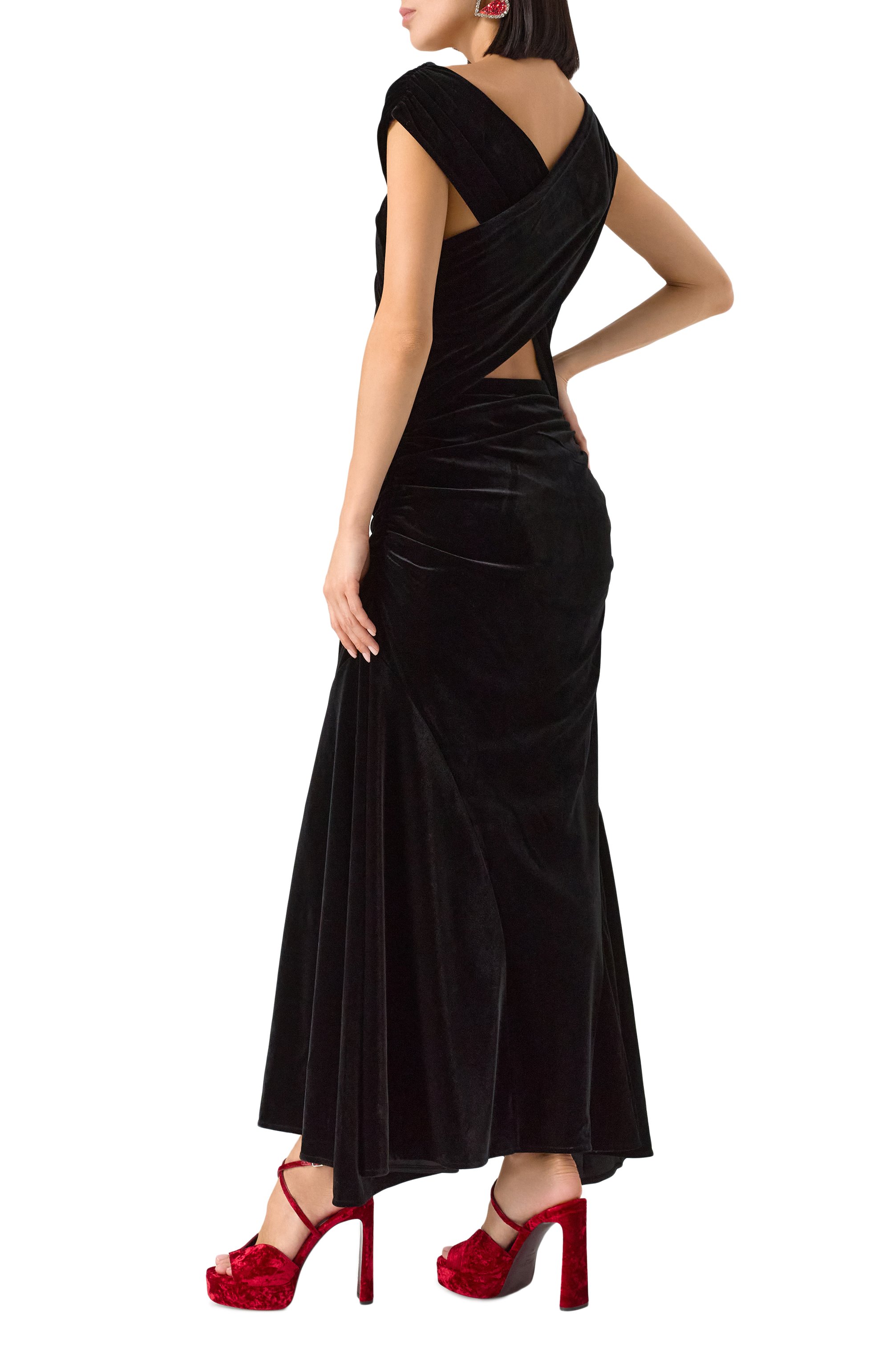 Текстильные босоножки karli 125 JIMMY CHOO, арт. KARLI/PF 125/RDV, фото 2