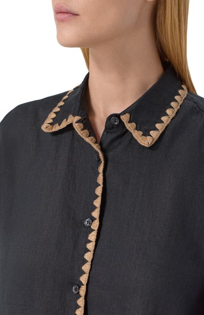 Льняная рубашка MC2 SAINT BARTH, арт. STBW MEREDITH/06868H, фото 5