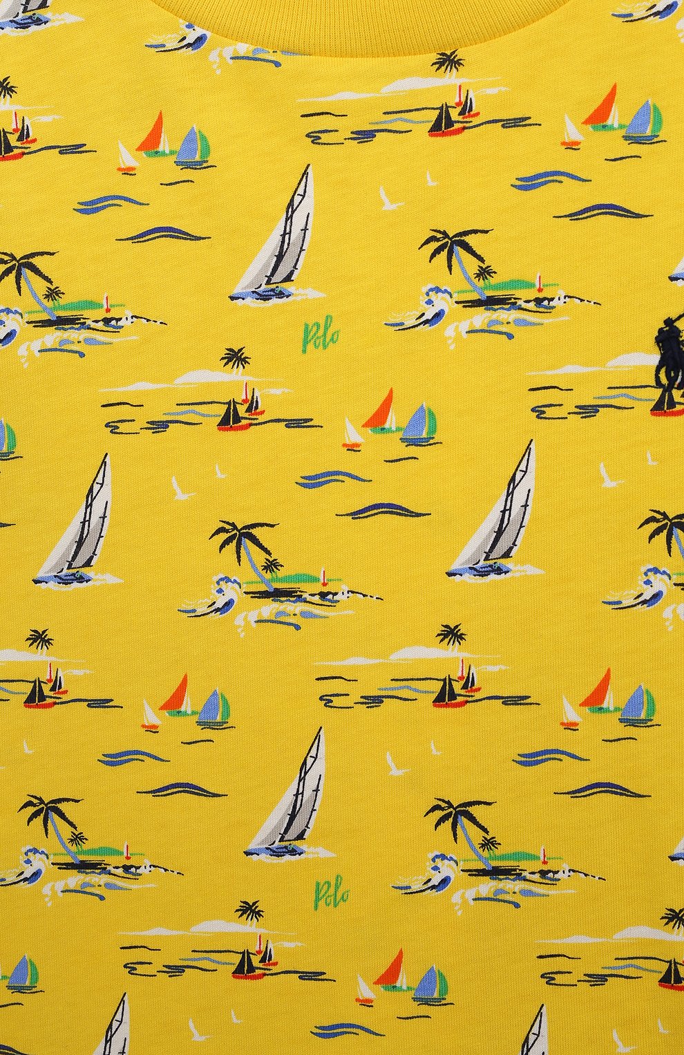 Хлопковая футболка POLO RALPH LAUREN, арт. 323861441, фото 3