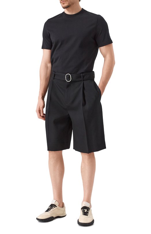 Шерстяные шорты Jil Sander J22KA0273/J40002 Чёрный  J22KA0273/J40002 Фото 2