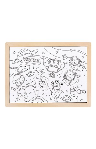 Пазл-раскраска космические друзья HAPE, арт. E1644_HP, фото 3