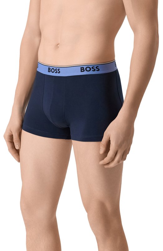 Комплект из трех боксеров BOSS 50554693 Синий  50554693 Фото 4
