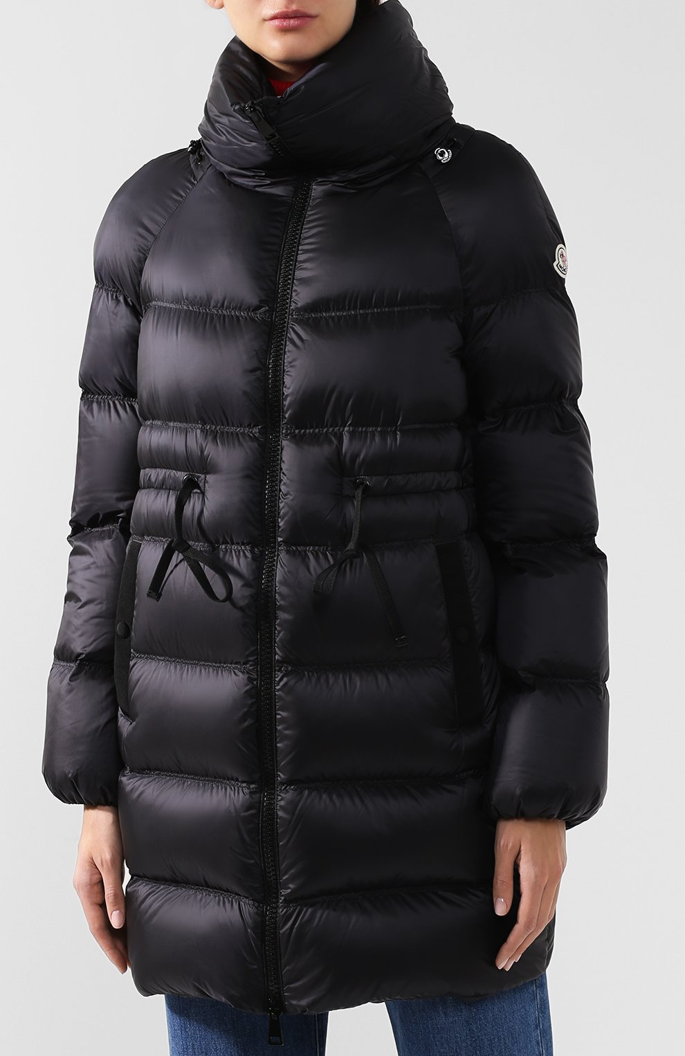 Стеганый пуховик с воротником-стойкой MONCLER, арт. D2-093-49355-49-53048, фото 3