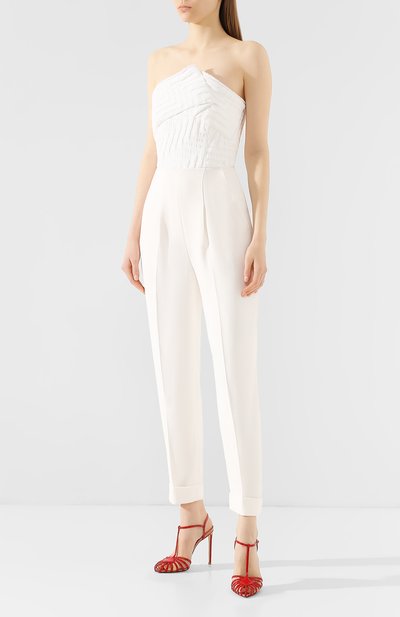 Комбинезон ROLAND MOURET белого цвета по цене 267500 руб., арт. PS20/S0881/F0386, фото 3 Комбинезон ROLAND MOURET, арт. PS20/S0881/F0386, фото 3