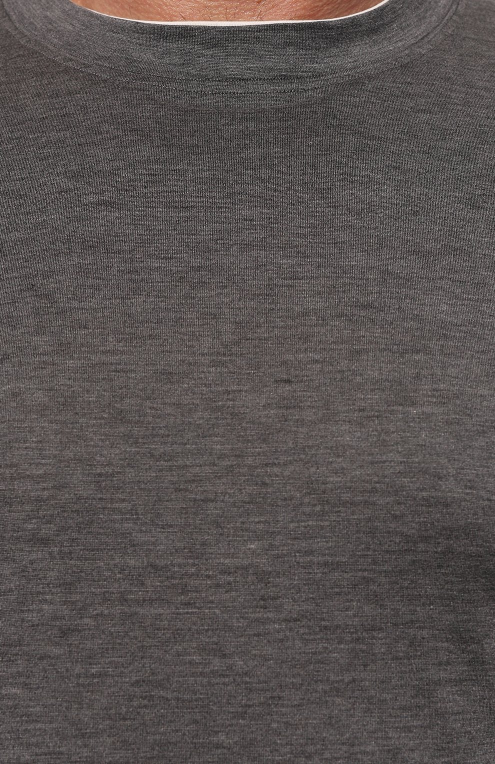 Лонгслив из шелка и хлопка BRUNELLO CUCINELLI, арт. MH8367433W, фото 5