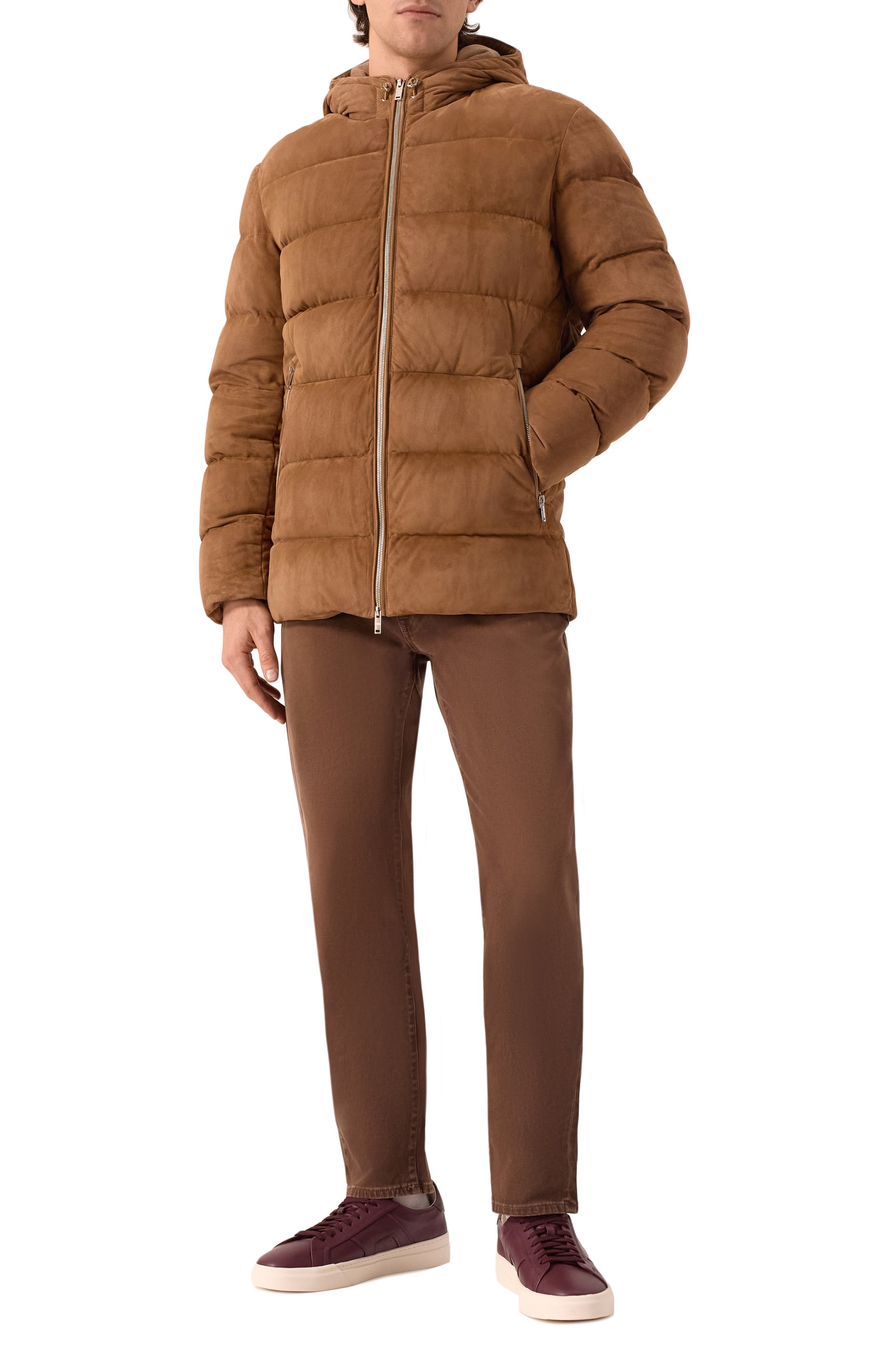 Кожаные кеды gloria SANTONI, арт. MBGG21779PNNGXWH, фото 2