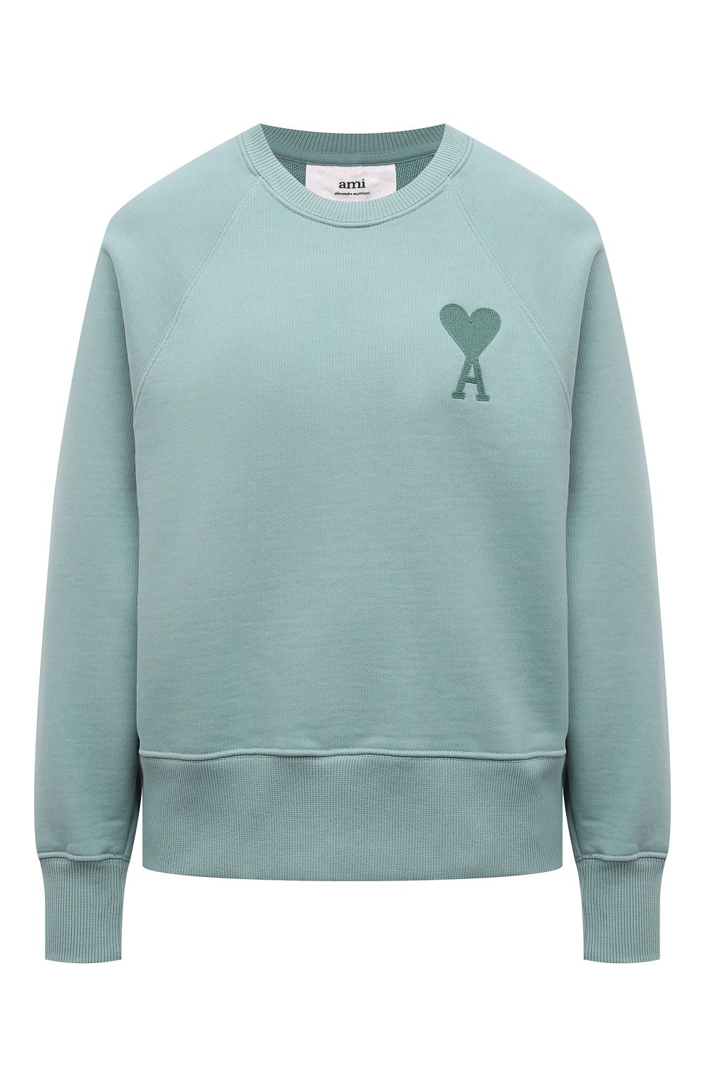 Хлопковый свитшот AMI, арт. E21FJ028.747, фото 1