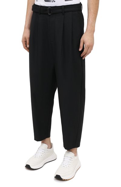 Брюки KAZUYUKI KUMAGAI черного цвета по цене 43900 руб., арт. KP03-004, фото 3 Брюки KAZUYUKI KUMAGAI, арт. KP03-004, фото 3