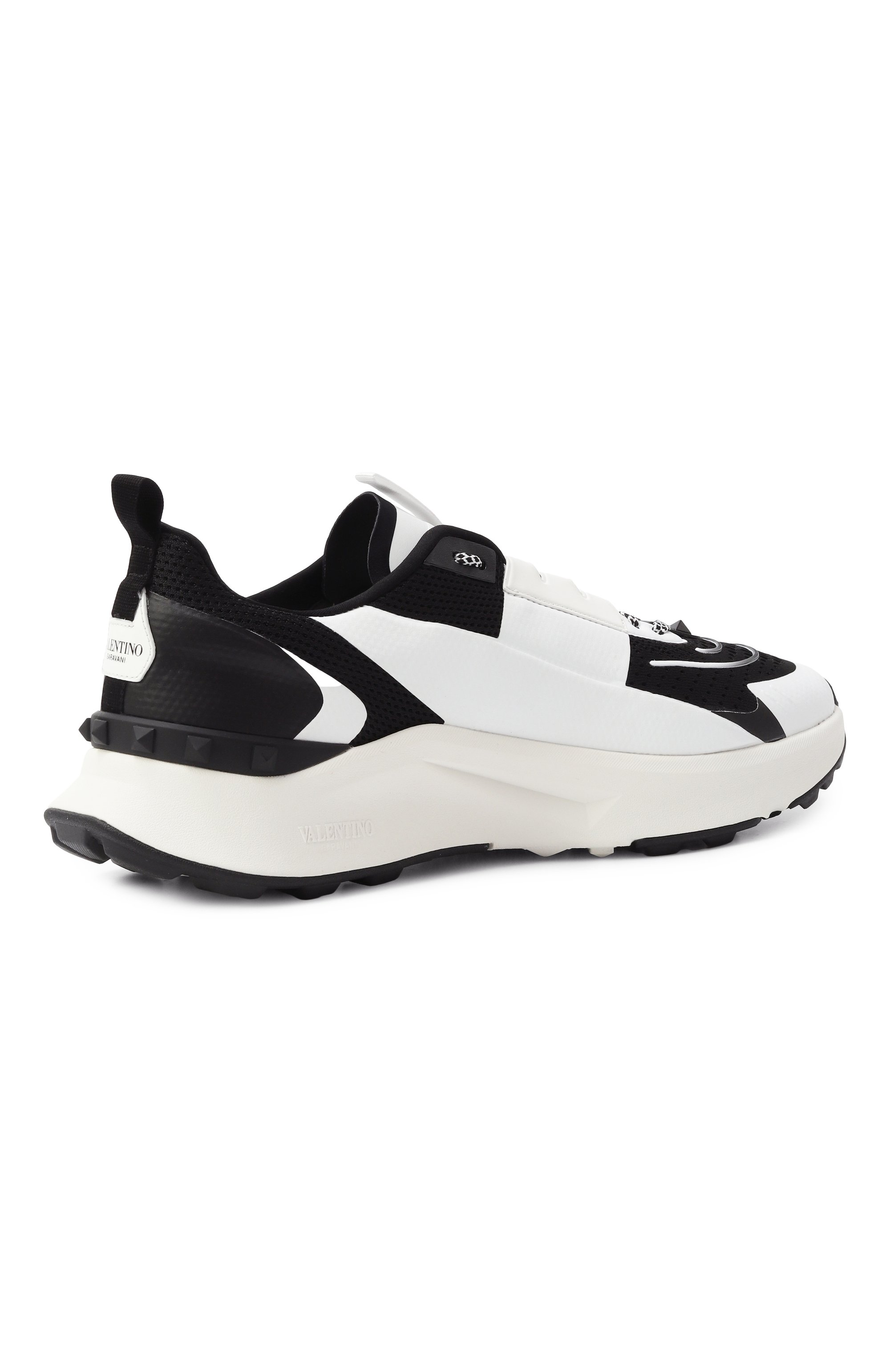 Текстильные кроссовки true act VALENTINO черно-белого цвета по цене 99900 руб., арт. 6Y2S0H96/PTN, фото 5 Текстильные кроссовки true act VALENTINO, арт. 6Y2S0H96/PTN, фото 5