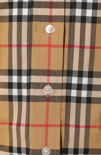 Хлопковая рубашка BURBERRY, арт. 8014011, фото 5
