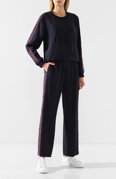 Свитшот KENZO темно-синего цвета по цене 46500 руб., арт. FA52T00105AC, фото 2 Свитшот KENZO, арт. FA52T00105AC, фото 2