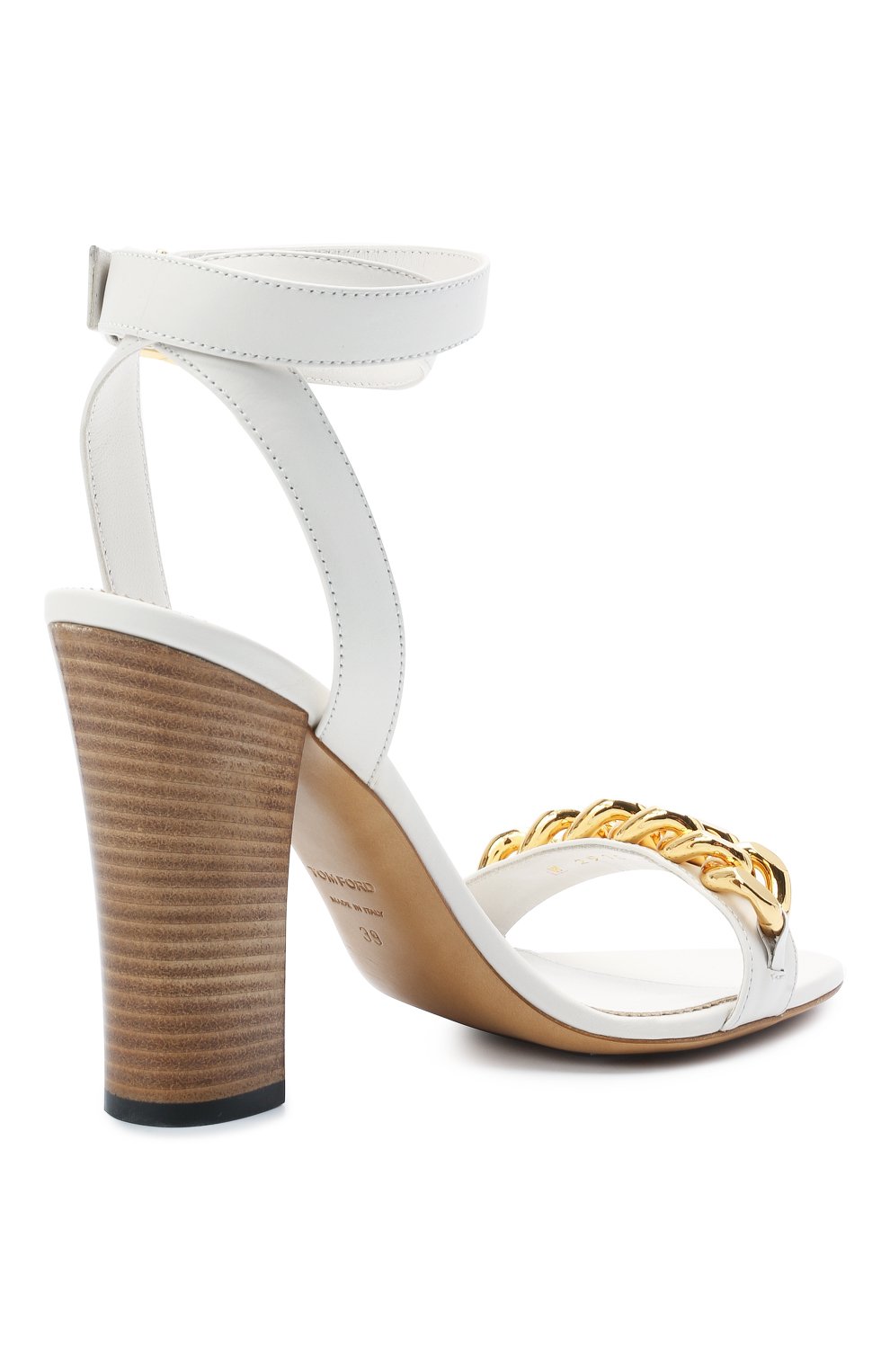 Комбинированные босоножки chain TOM FORD, арт. W2910T-LCL153, фото 4